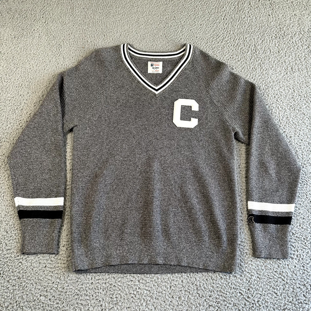 Todd Snyder Gray V-Neck Sweater